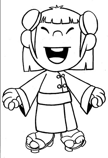 COLOREAR NIÑOS DEL MUNDO